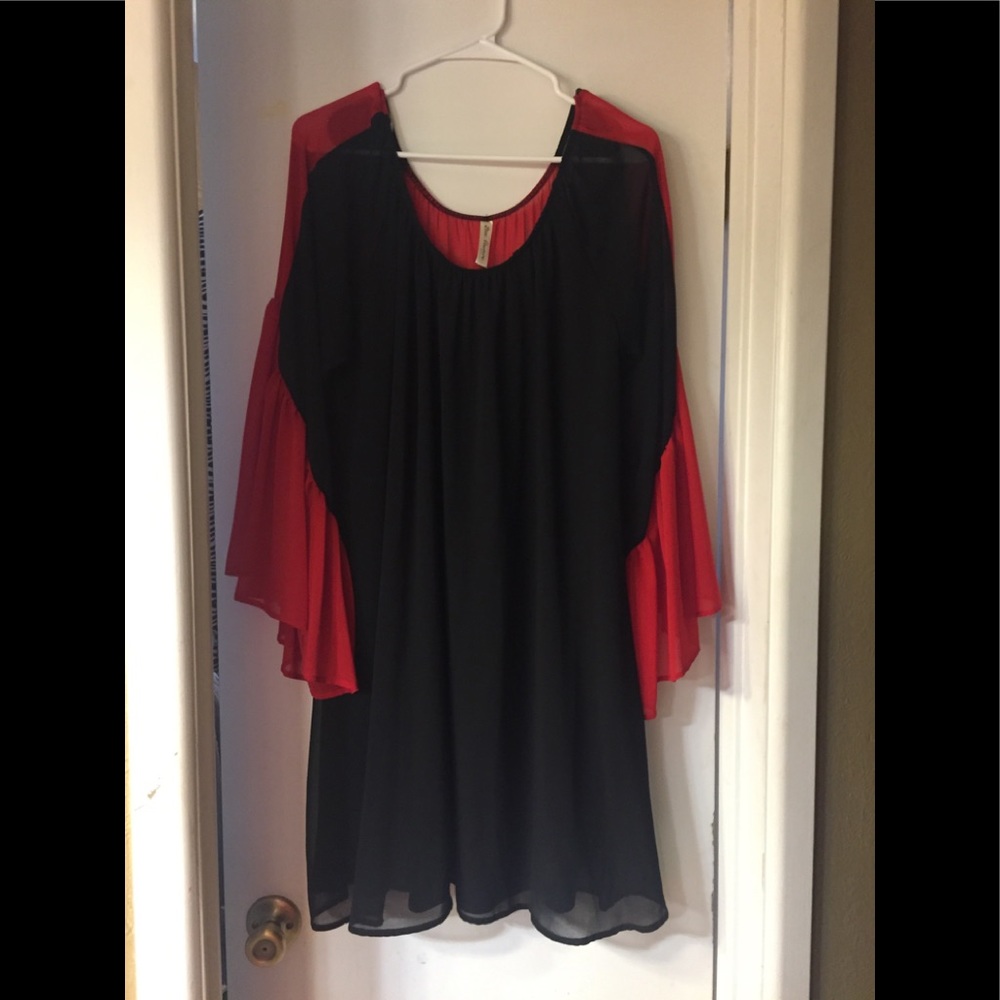 Red and Black Boutique Dress